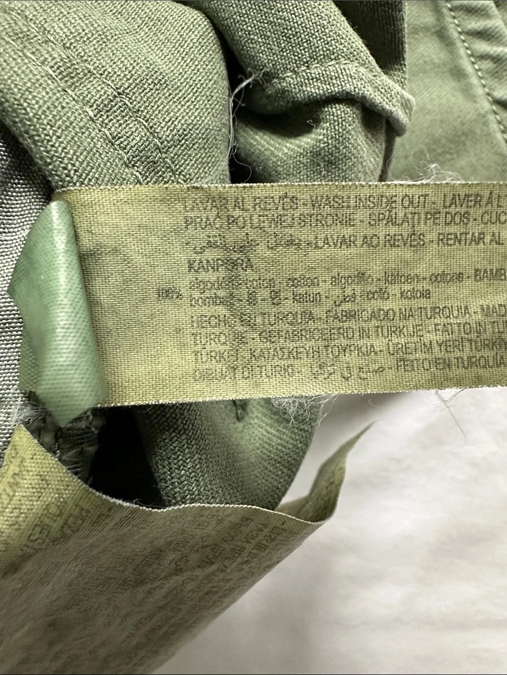 Zara Green Paperbag Waist Tapered Pants - Picture 8 of 9